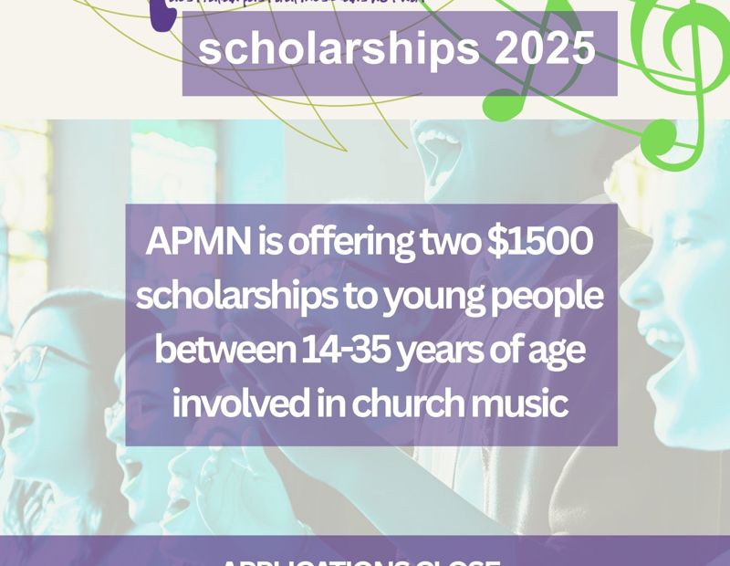Australian Pastoral Musicians Network Scholarship 2025: Empowering the Next Generation of Liturgical Musicians
